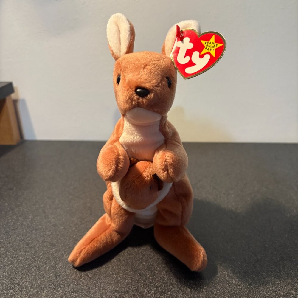 MWMT - Ty Beanie Baby - Pouch the Kangaroo